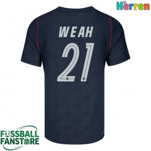 Vereinigte Staaten Timothy Weah #21 Replik Auswärtstrikot WM 2026 Kurzarm